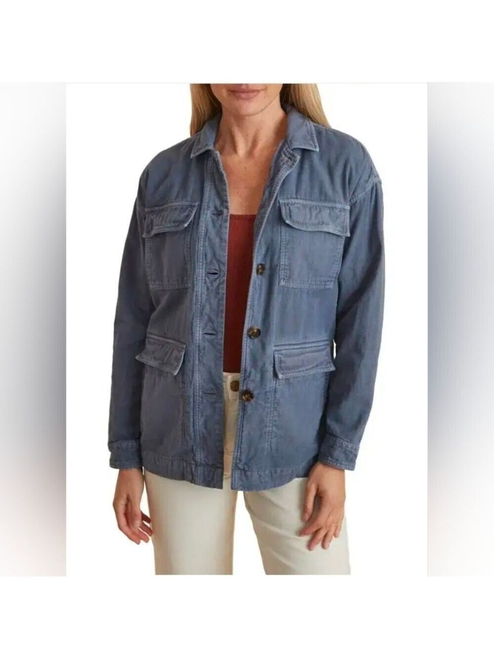Marine Layer Zito Chore Coat Indigo